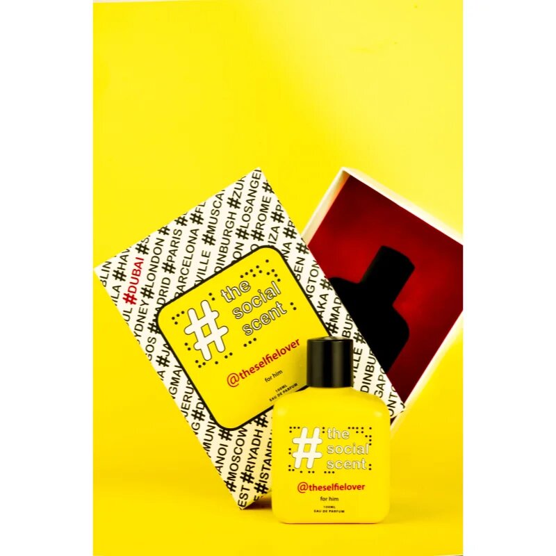 The Social Scent @theselfielover for him Eau de Parfum uraknak 100 ml