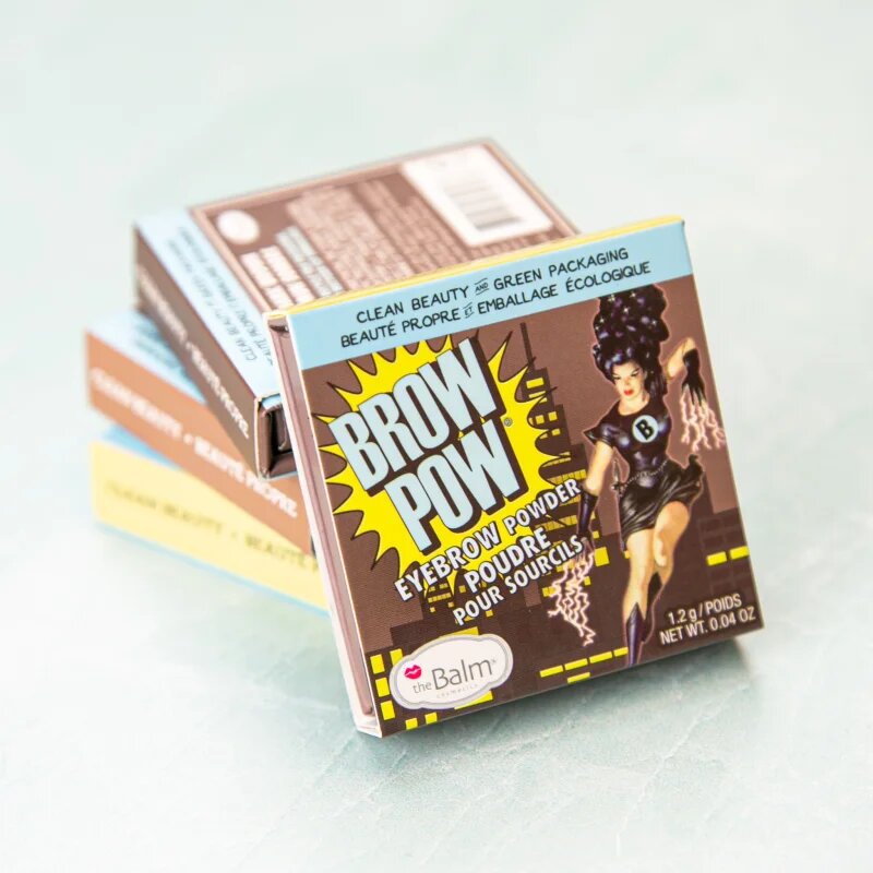 theBalm Browpow® Szemöldökpúder praktikus mágneses tokban árnyalat Blonde 1.2 g