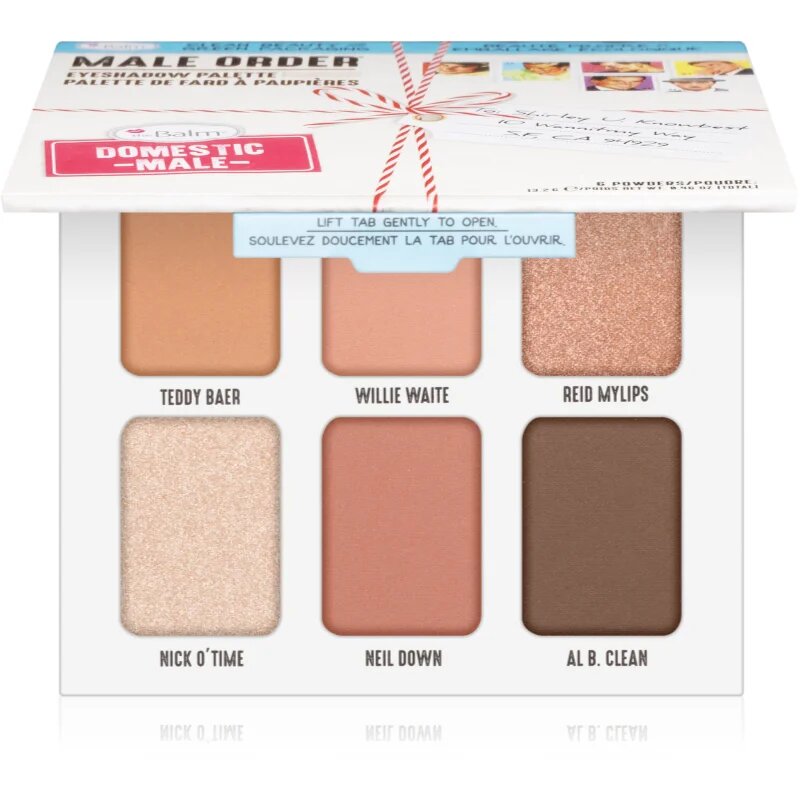 theBalm Male Order® Domestic Male szemhéjfesték paletta 13.2 g