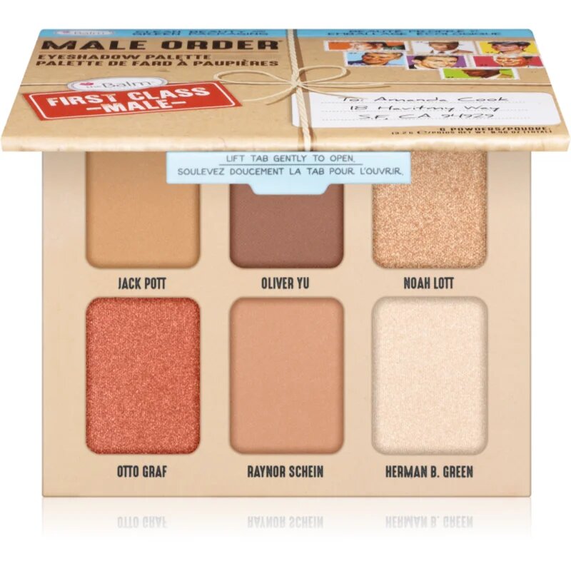 theBalm Male Order® First Class Male szemhéjfesték paletta 13.2 g