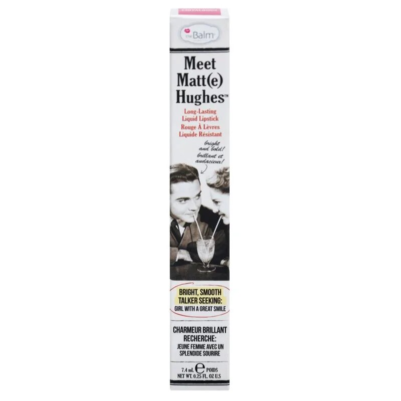 theBalm Meet Matt(e) Hughes Long Lasting Liquid Lipstick hosszantartó folyékony rúzs árnyalat Chivalrous 7.4 ml