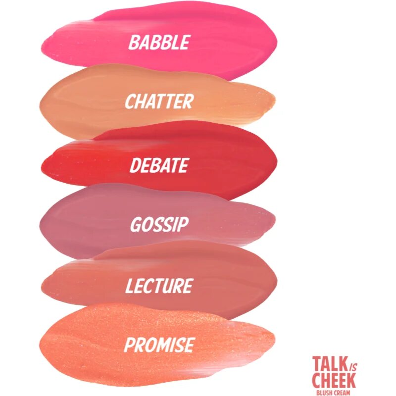 theBalm Talk is Cheek krémes arcpirosító árnyalat Lecture 4 ml