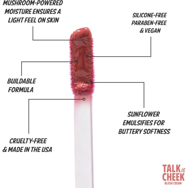 theBalm Talk is Cheek krémes arcpirosító árnyalat Lecture 4 ml