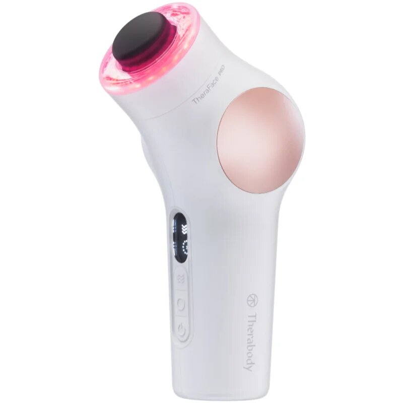 Therabody TheraFace PRO masszázs eszköz az arcra szín White/Rose Gold 1 db