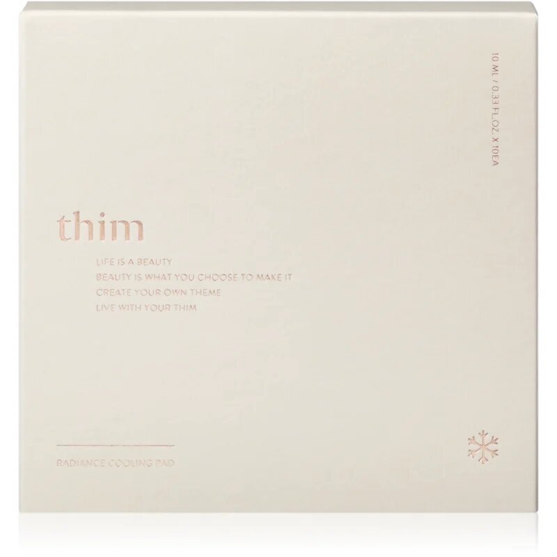 thim Radiance Cooling Pad tonizáló párnák hűsítő hatással 10 db
