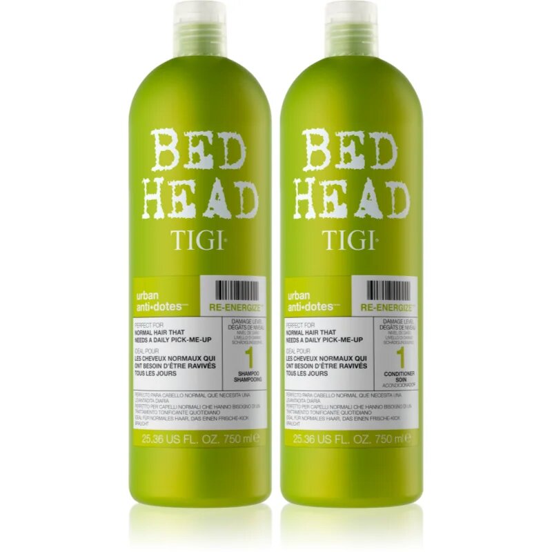 TIGI Bed Head Urban Antidotes Re-energize takarékos kiszerelés normál hajra
