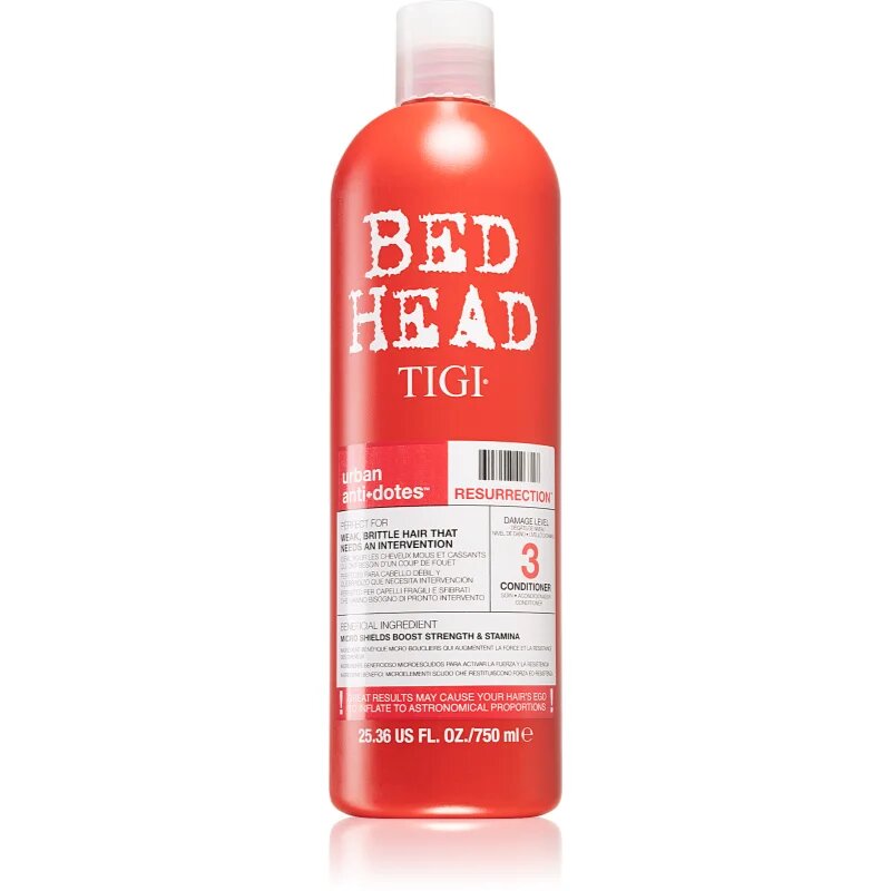 TIGI Bed Head Urban Antidotes Resurrection kondicionáló gyenge károsult hajra 750 ml
