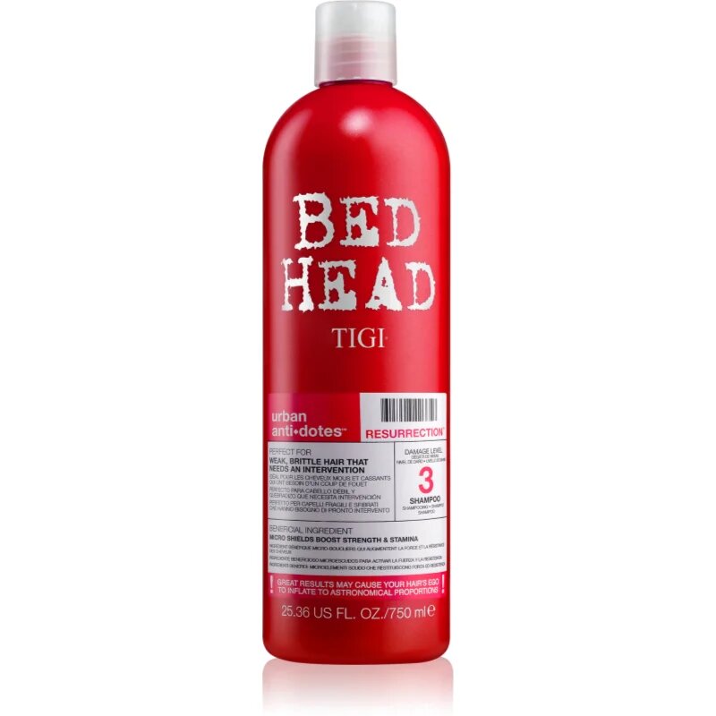 TIGI Bed Head Urban Antidotes Resurrection takarékos kiszerelés gyenge károsult hajra hölgyeknek
