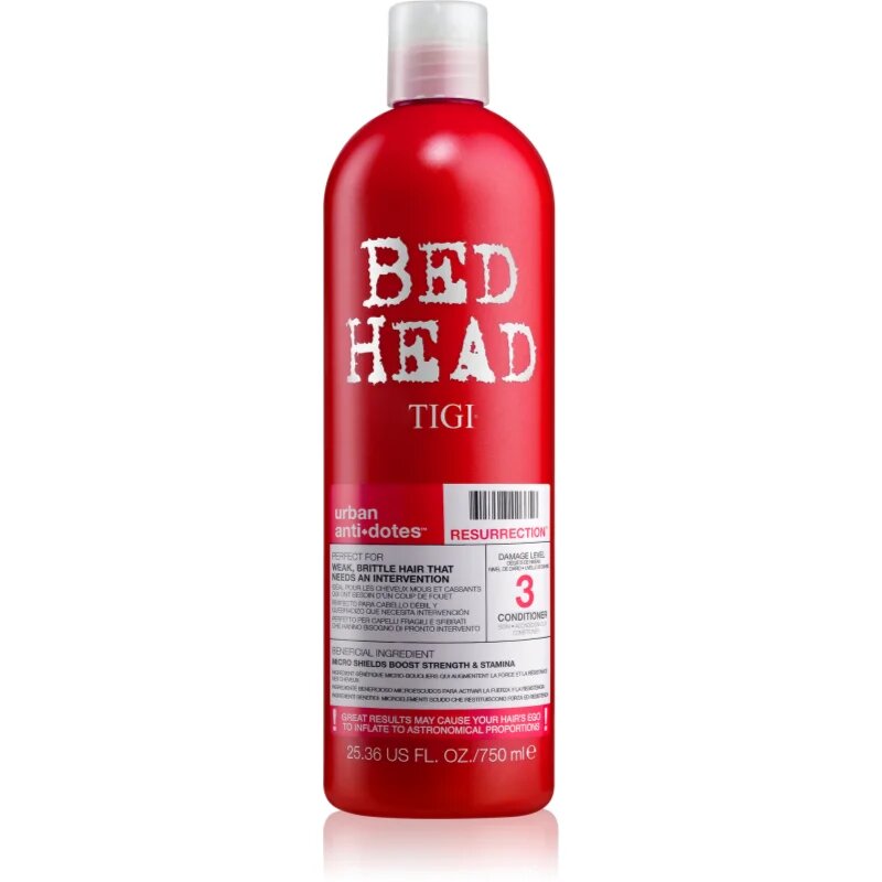 TIGI Bed Head Urban Antidotes Resurrection takarékos kiszerelés gyenge károsult hajra hölgyeknek