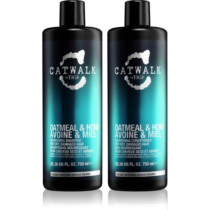 TIGI Catwalk Oatmeal & Honey takarékos kiszerelés a károsult hajra hölgyeknek