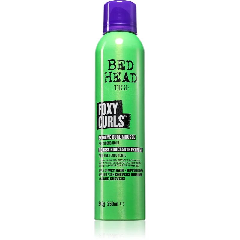 TIGI Foxy Curls Extreme Curl Mousse hajformázó hab göndör hajra 250 ml