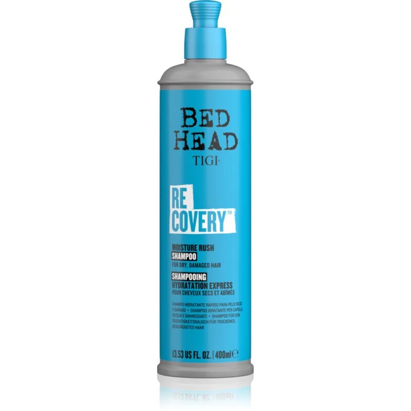 TIGI Recovery Moisture Rush Shampoo hidratáló sampon száraz és sérült hajra 400 ml