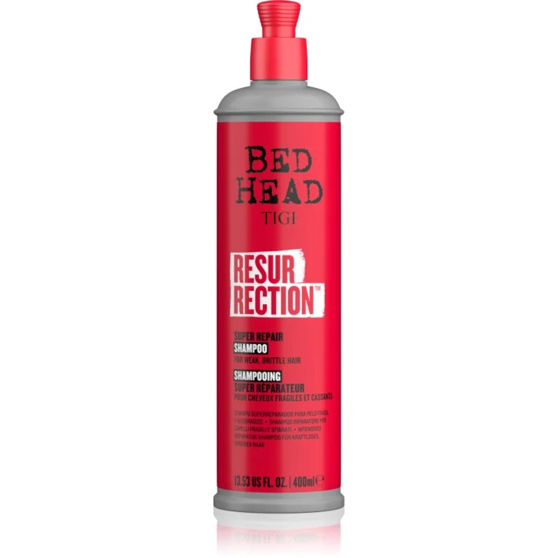 TIGI Resurrection Super Repair Shampoo ápoló sampon gyenge károsult hajra 400 ml