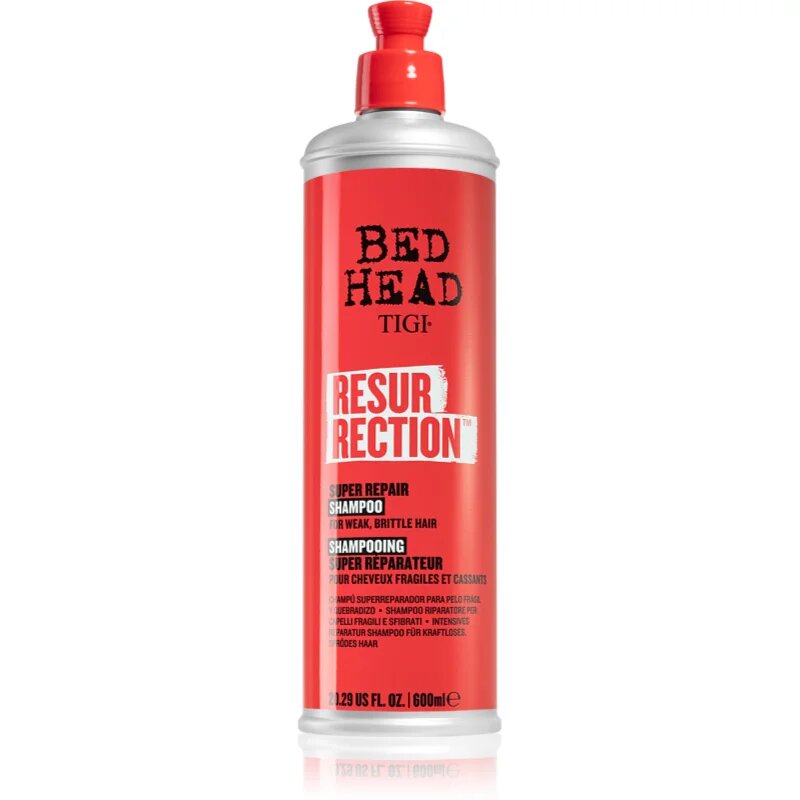 TIGI Resurrection Super Repair Shampoo ápoló sampon gyenge károsult hajra 600 ml