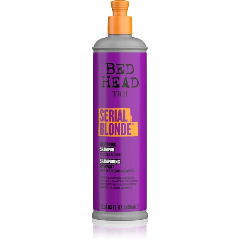 TIGI Serial Blonde Restoring Shampoo megújító sampon szőke hajra 400 ml
