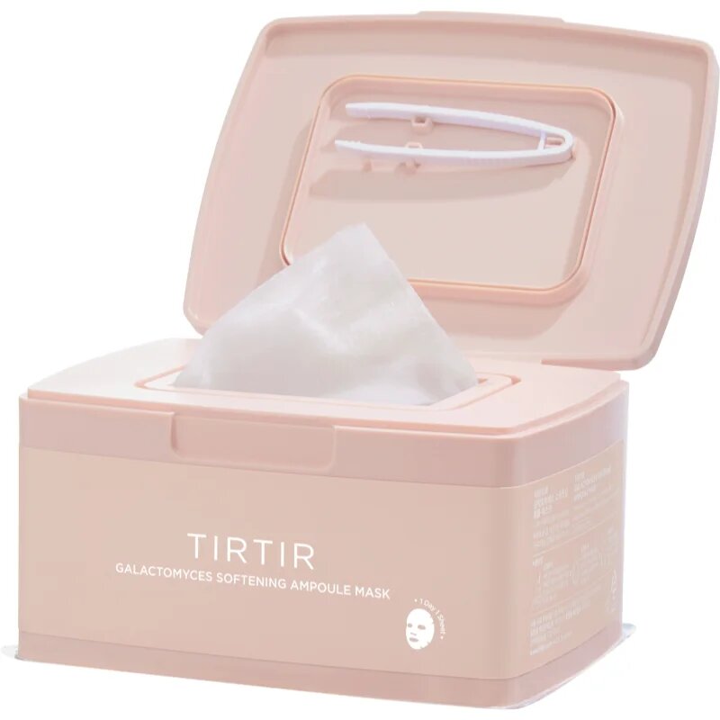 TIRTIR Ampoule Mask Galactomyces fehérítő gézmaszk kisimító hatással 30 db