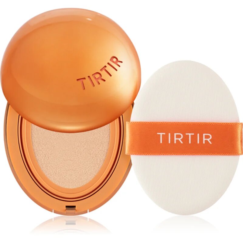 TIRTIR Mask Fit AI Filter Cushion tartós alapozó sminkszivaccsal matt hatással árnyalat 23N Sand 18 g