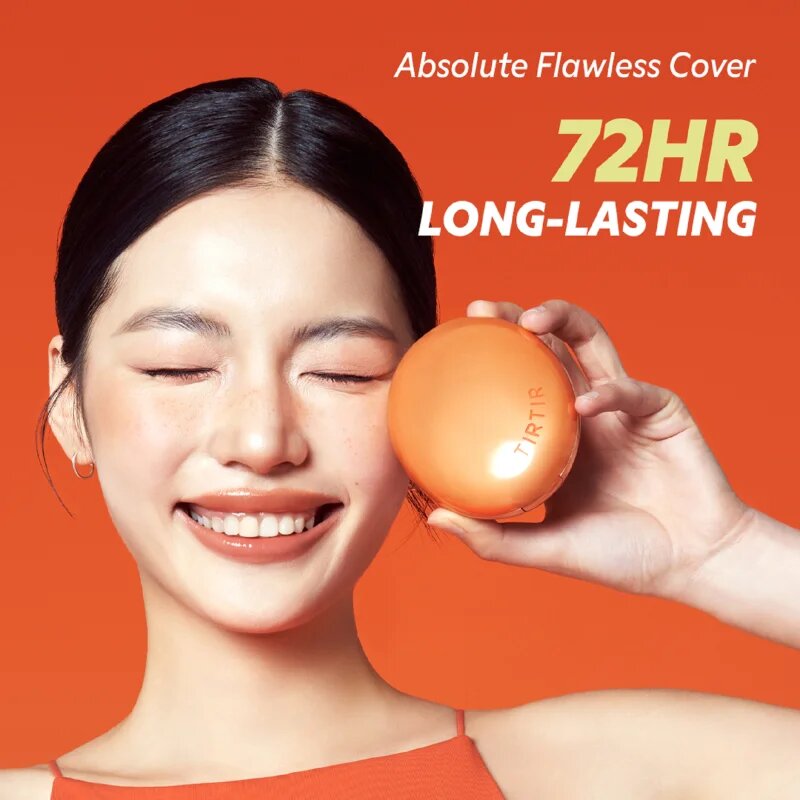 TIRTIR Mask Fit AI Filter Cushion tartós alapozó sminkszivaccsal matt hatással árnyalat 23N Sand 18 g