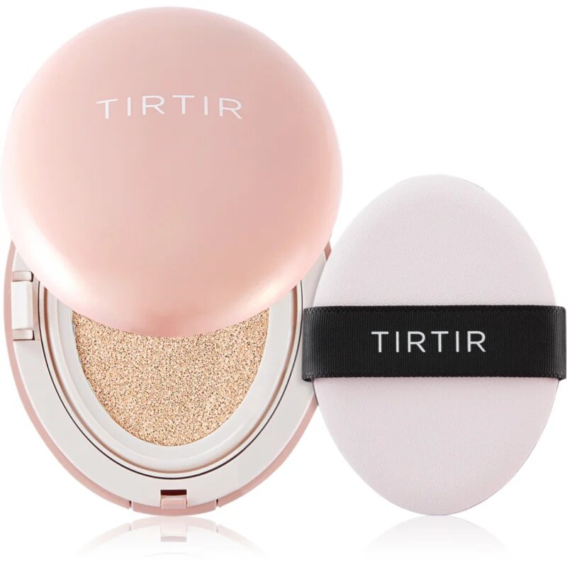 TIRTIR Mask Fit All Cover Cushion Mini mattító make-up szivaccsal árnyalat 15C Fair Porcelain 4.5 g