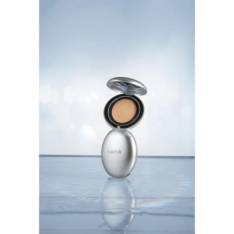 TIRTIR Mask Fit Aura Cushion hidratáló alapozó sminkszivaccsal az élénk bőrért árnyalat 13N Fair Ivory 18 g