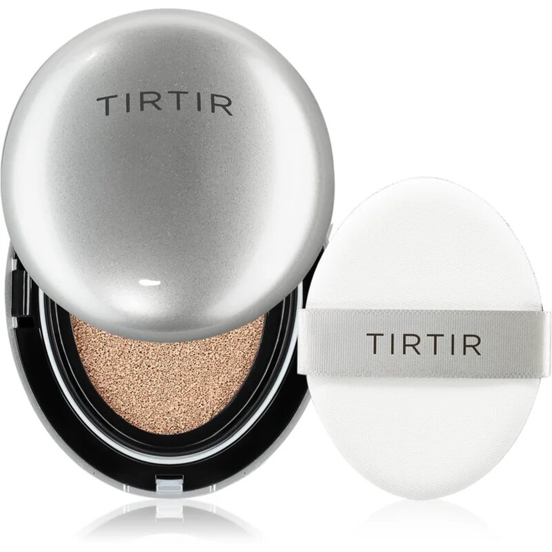 TIRTIR Mask Fit Aura Cushion hidratáló alapozó sminkszivaccsal az élénk bőrért árnyalat 33N Macchiato 18 g