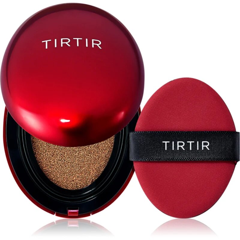 TIRTIR Mask Fit Red Cushion tartós alapozó sminkszivaccsal árnyalat 43N Deep Cocoa 18 g