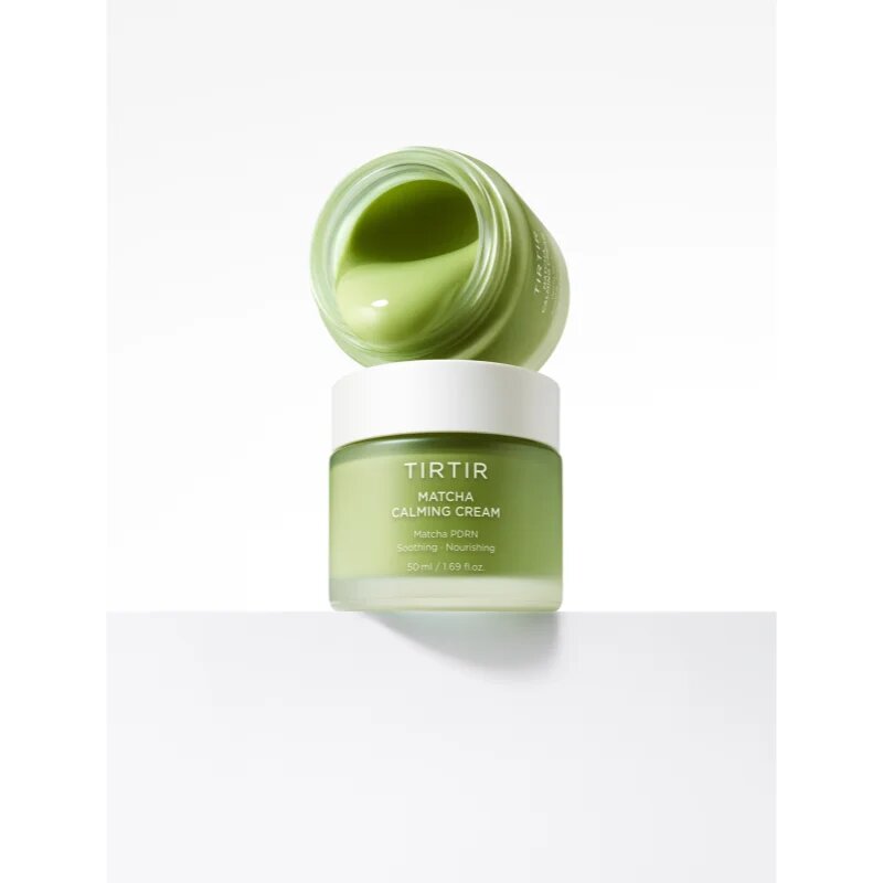 TIRTIR Matcha Calming Cream Tápláló nyugtató krém a bőrréteg megújítására 50 ml