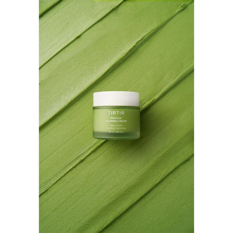 TIRTIR Matcha Calming Cream Tápláló nyugtató krém a bőrréteg megújítására 50 ml