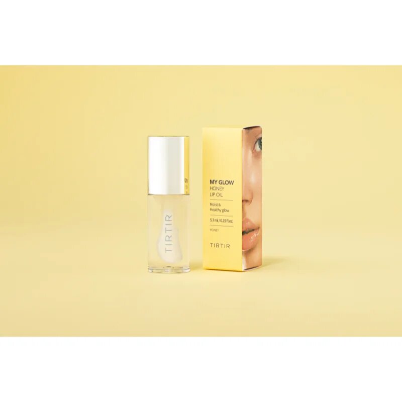 TIRTIR My Glow Lip Oil ajak olaj hidratáló hatással árnyalat Honey 5.7 ml