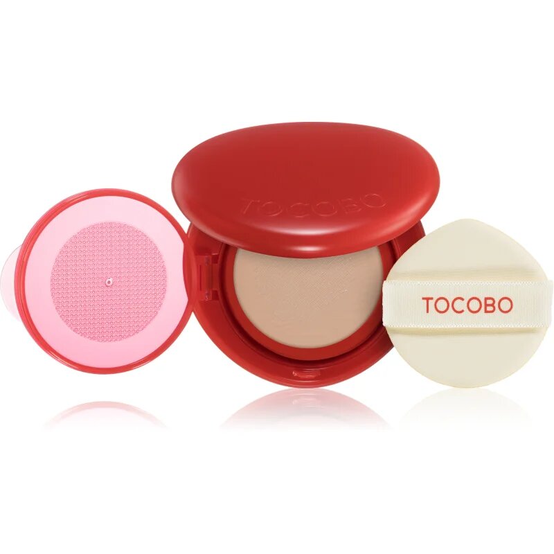 TOCOBO Apple Dewy Fit Cushion tartós alapozó sminkszivaccsal SPF 50+ árnyalat 21W Vanilla 15 g