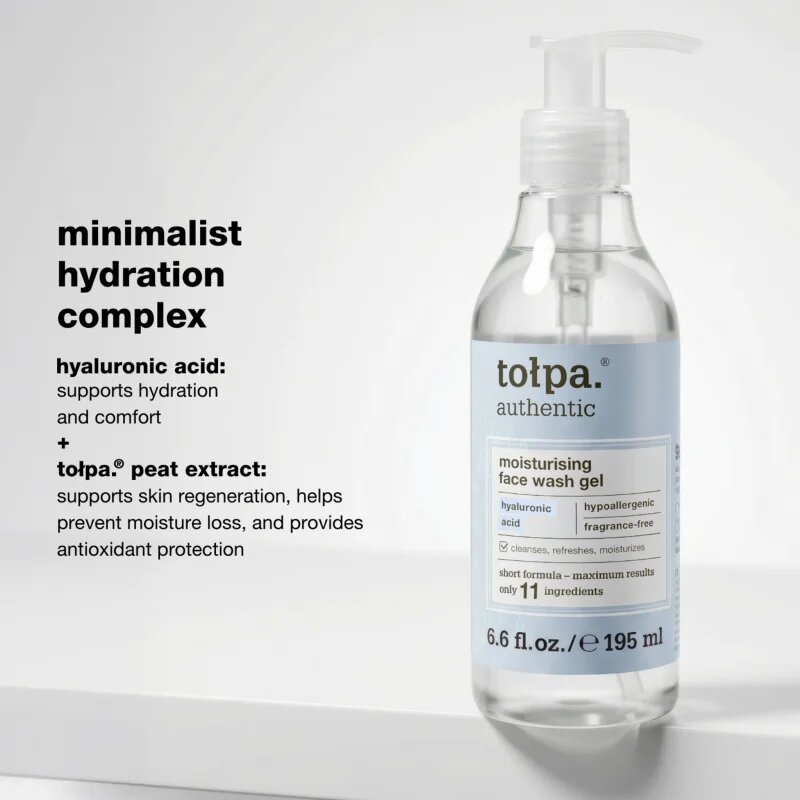 Tołpa Authentic arctisztító és szemfestéklemosó gél hidratáló hatással 195 ml