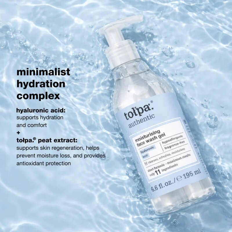 Tołpa Authentic arctisztító és szemfestéklemosó gél hidratáló hatással 195 ml