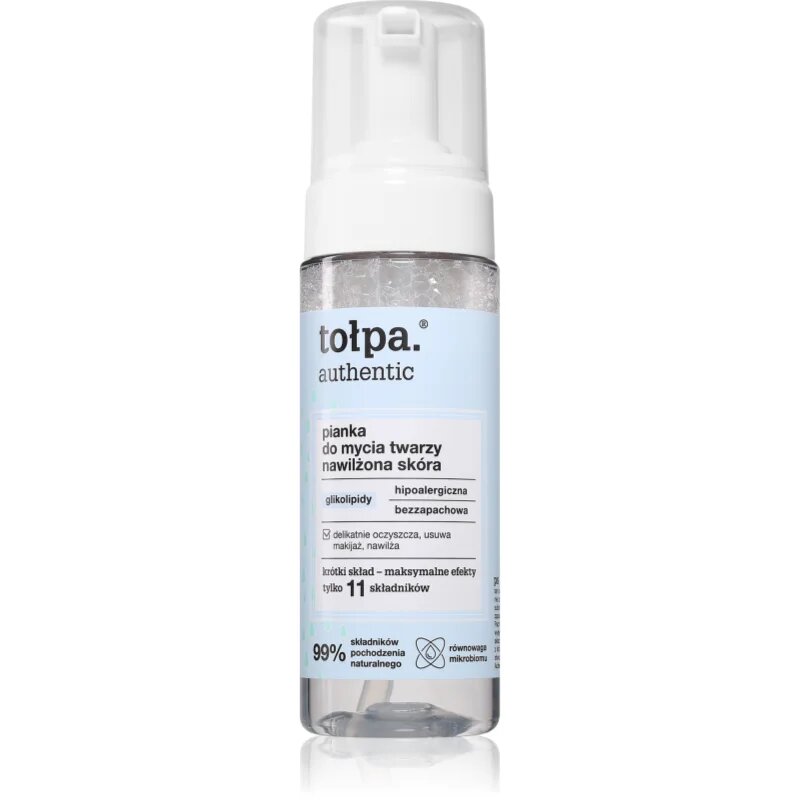 Tołpa Authentic Facial Cleansing Foam tisztító hab hidratáló hatással 150 ml