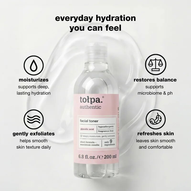Tołpa Authentic Facial Tonic arctonikum az érzékeny arcbőrre 200 ml