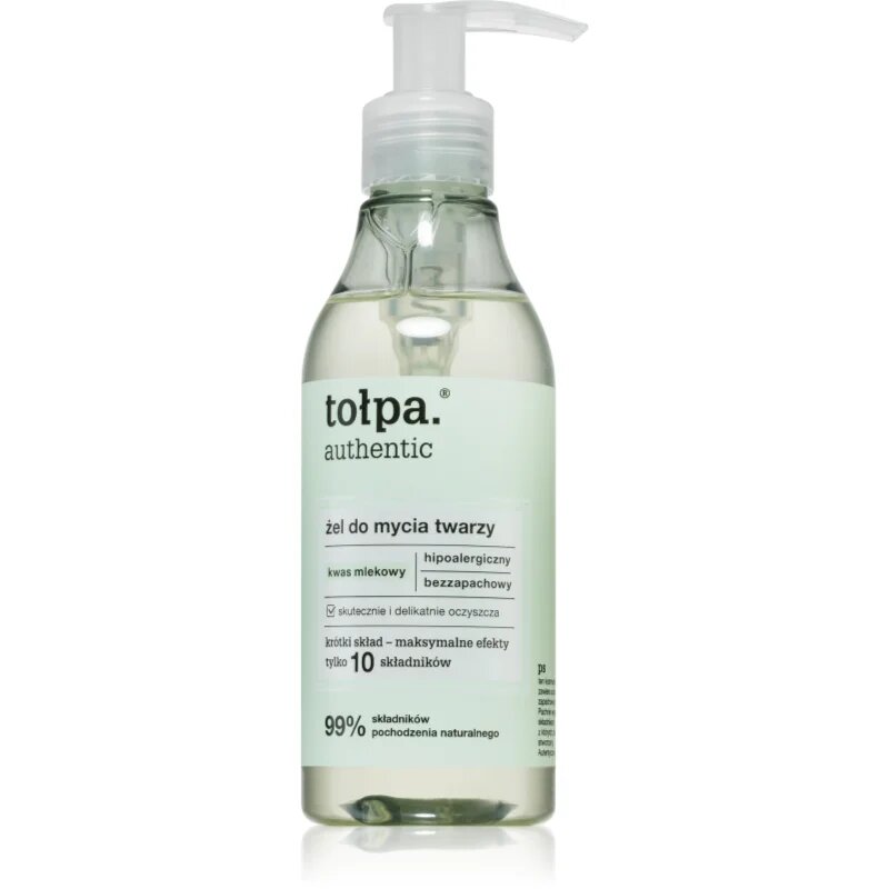 Tołpa Authentic tisztító gél az arcra 195 ml