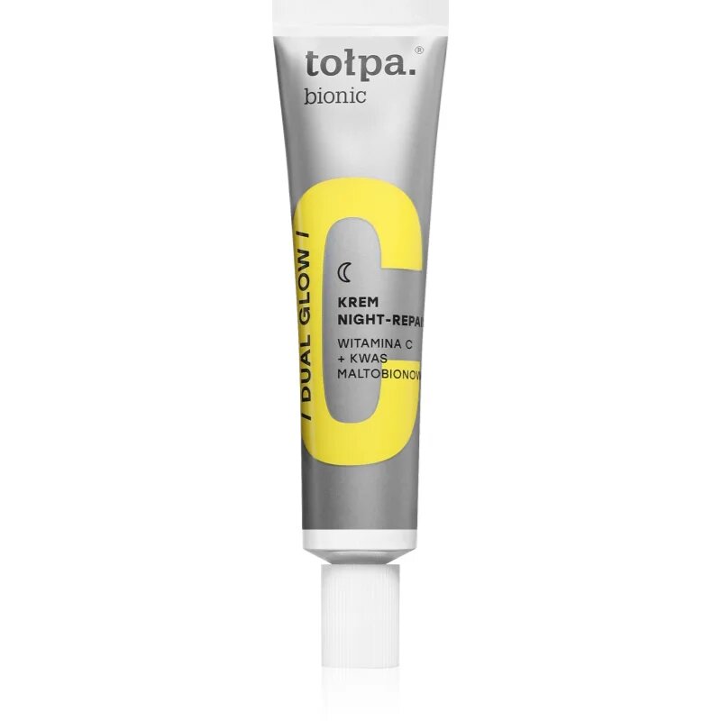 Tołpa Bionic Dual Glow éjszakai krém élénk és hidratált bőr 40 ml