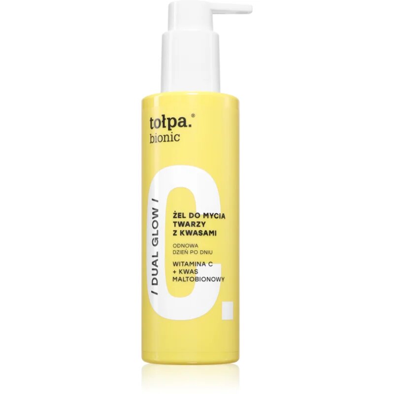 Tołpa Bionic Dual Glow tisztító gél az arcra 195 ml