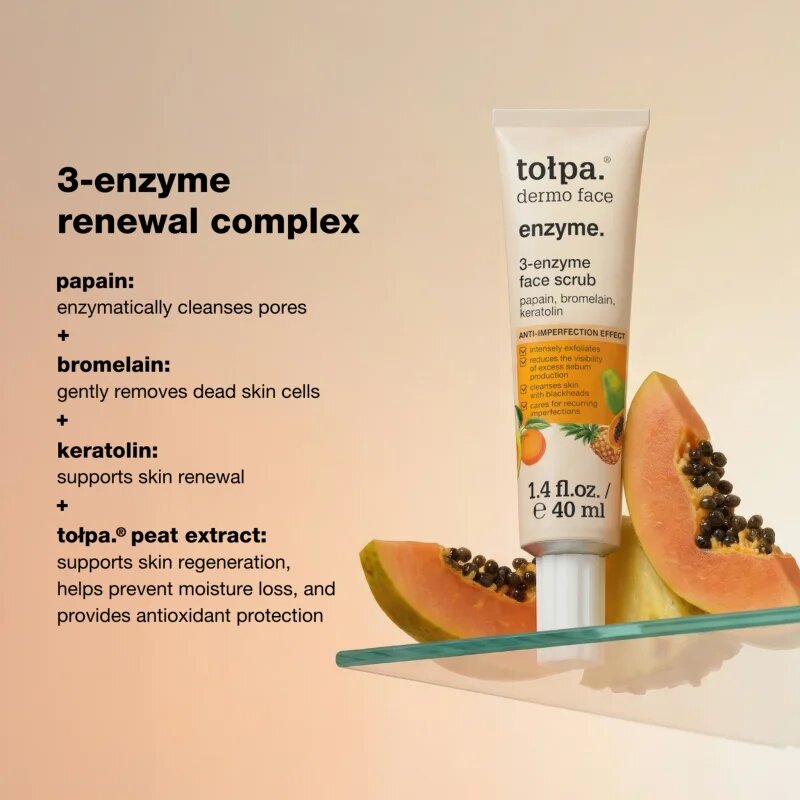 Tołpa Dermo Face Enzyme gyengéd enzimatikus peeling 40 ml