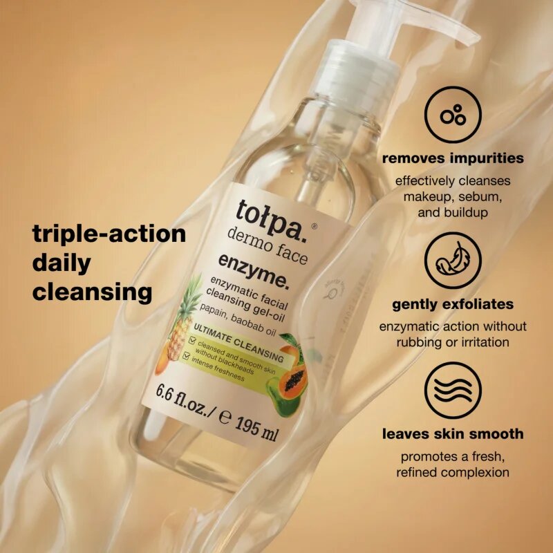 Tołpa Dermo Face Enzyme olajos tisztító gél az arcra 195 ml