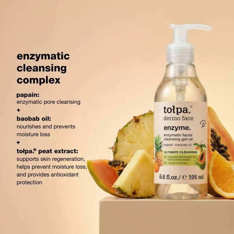 Tołpa Dermo Face Enzyme olajos tisztító gél az arcra 195 ml