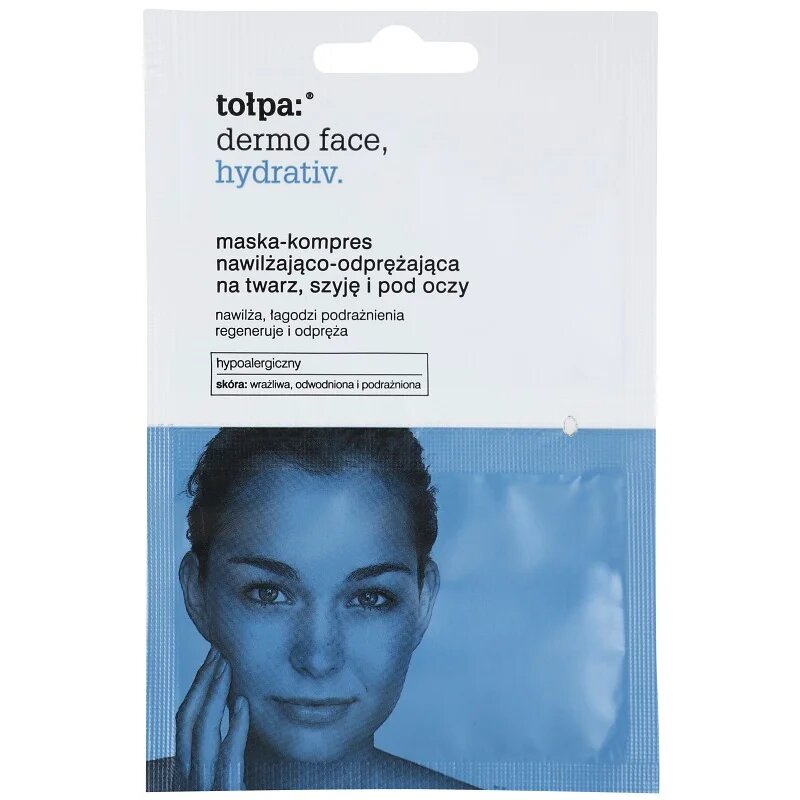 Tołpa Dermo Face Hydrativ intenzív hidratáló maszk az arcra és a szem környékére 2x6 ml