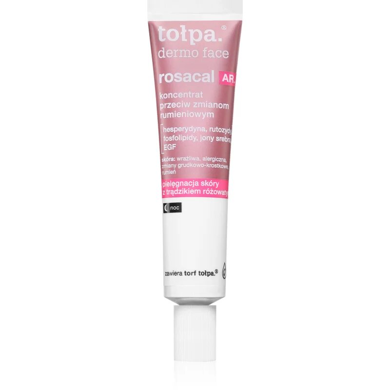 Tołpa Dermo Face Rosacal Koncentrált Éjszakai ápolás bőrpír ellen 40 ml