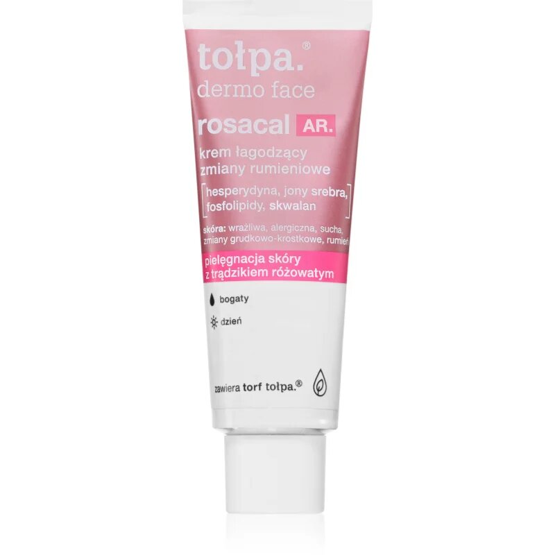 Tołpa Dermo Face Rosacal nyugtató nappali krém bőrpír ellen 40 ml