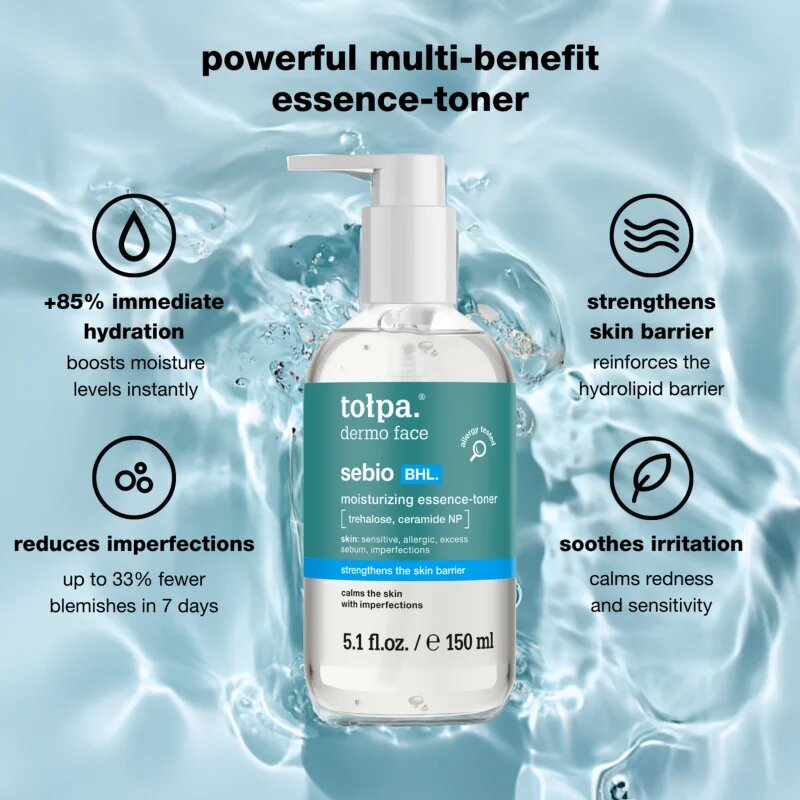Tołpa Dermo Face Sebio BHL frissítő hidratáló tonik 150 ml