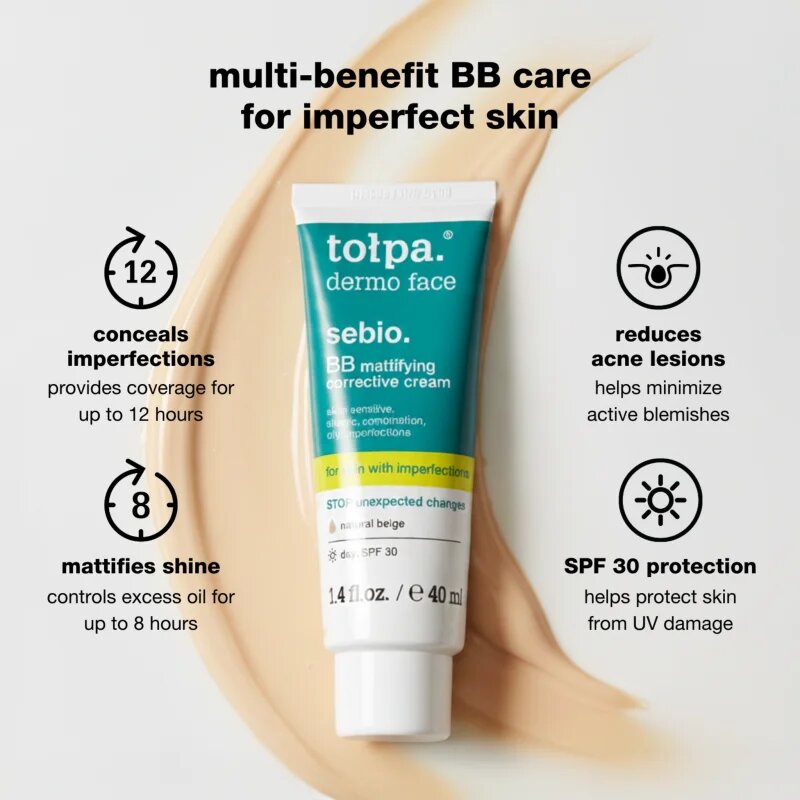 Tołpa Dermo Face Sebio mattító BB krém 40 ml