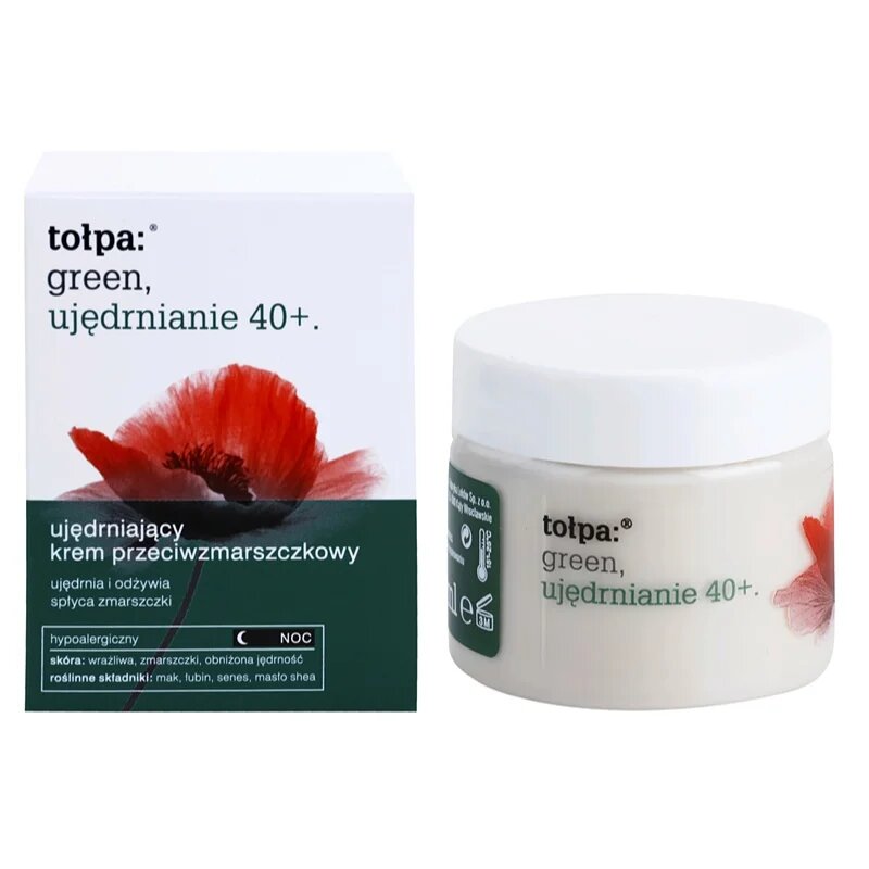 Tołpa Green Firming 40+ feszesítő éjszakai krém ránctalanító hatással 50 ml