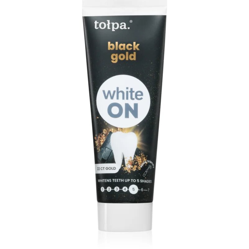 Tołpa On White Black Gold fehérítő fogkrém 75 ml