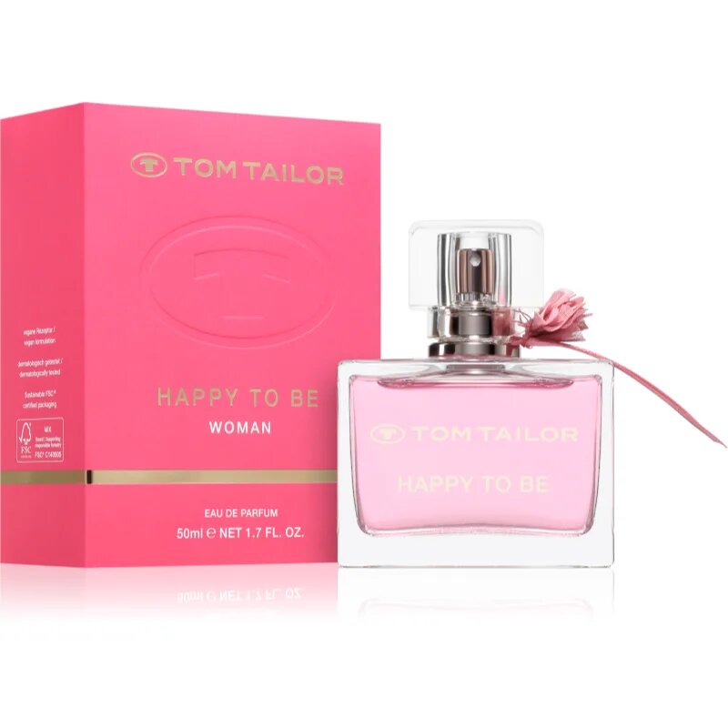 Tom Tailor Happy To Be Eau de Parfum hölgyeknek 50 ml