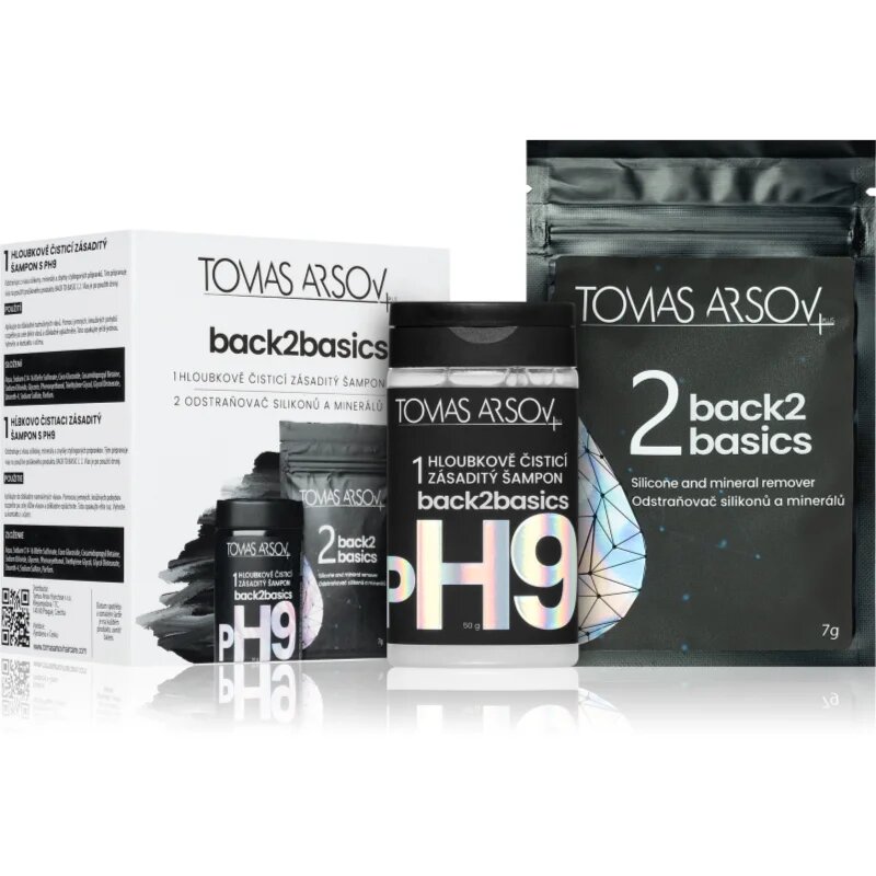 Tomas Arsov BACK2BASICS szett mélytisztításhoz minden hajtípusra