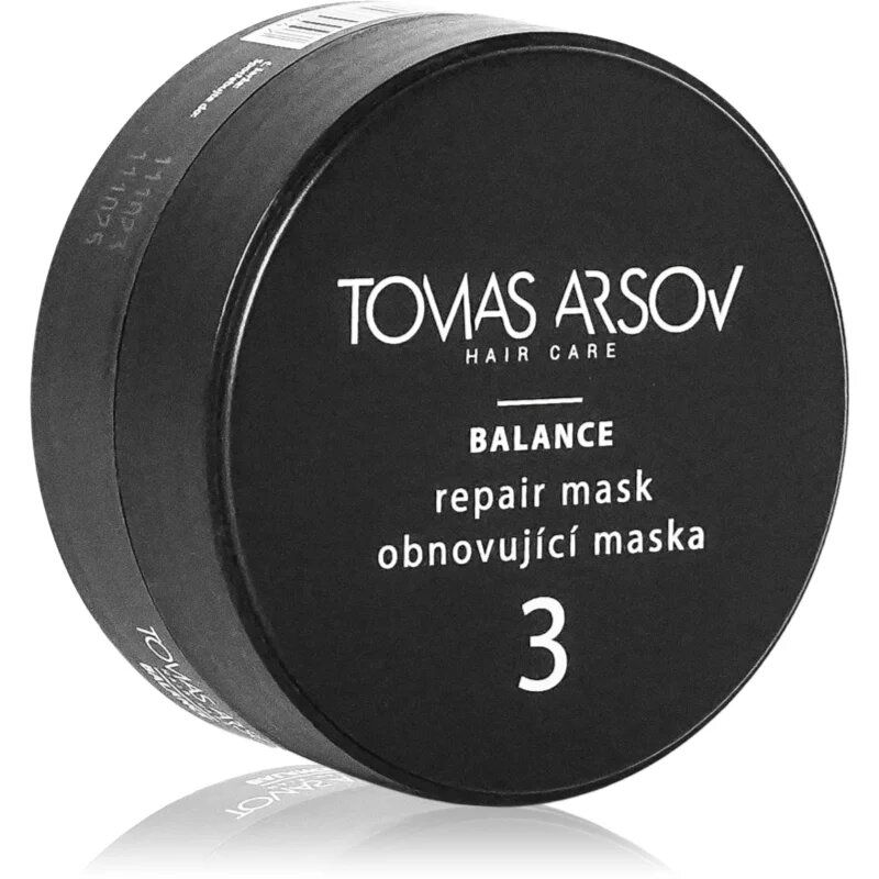 Tomas Arsov Balance Repair Mask mélyen regeneráló maszk száraz sérült vegyileg kezelt hajra 100 ml